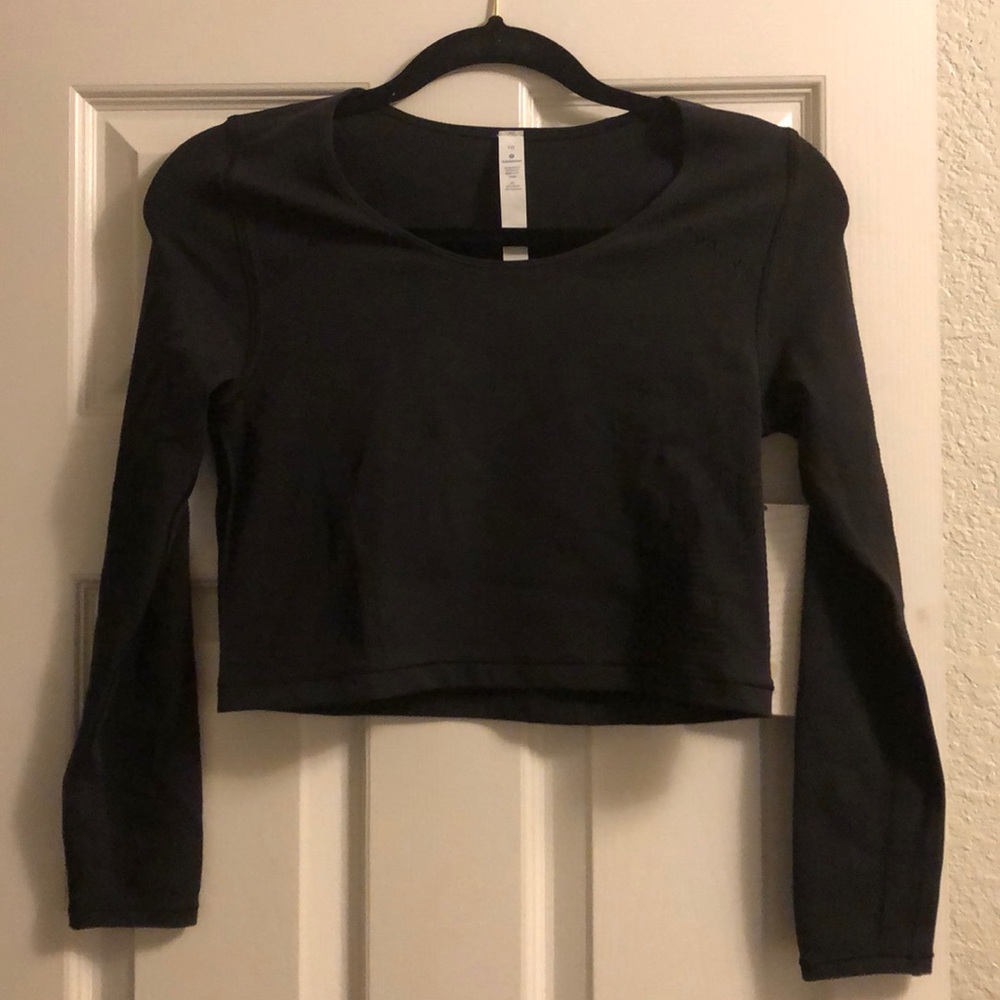Lululemon long sleeve crop top